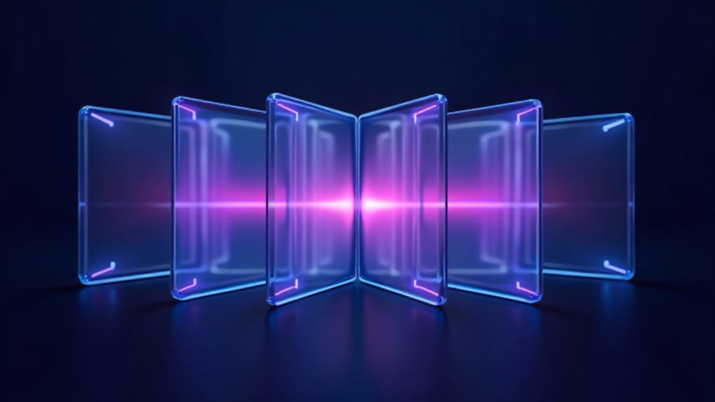 duplicate page reflections converging into a single master page