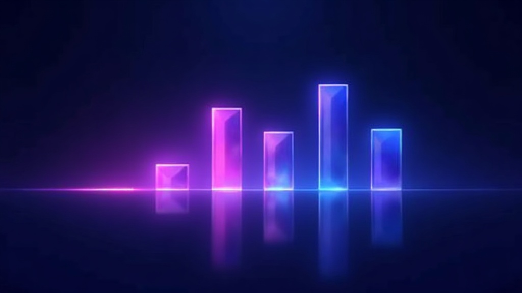 ranking bars reshuffling under a passing wave of light